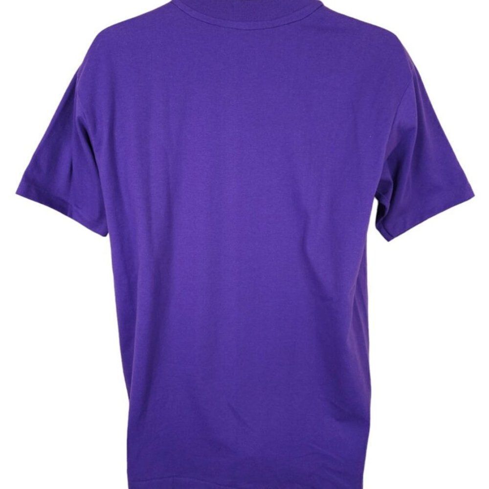 Vintage St Thomas T Shirt Mens Size Large Purple 80s Destination Tee Made In USA - Picture 4 of 7